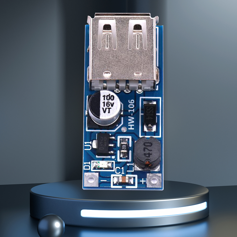 Boost Converter - DC-DC USB Voltaj Dönüştürücü, 0,9V-5V'tan 5V'a,