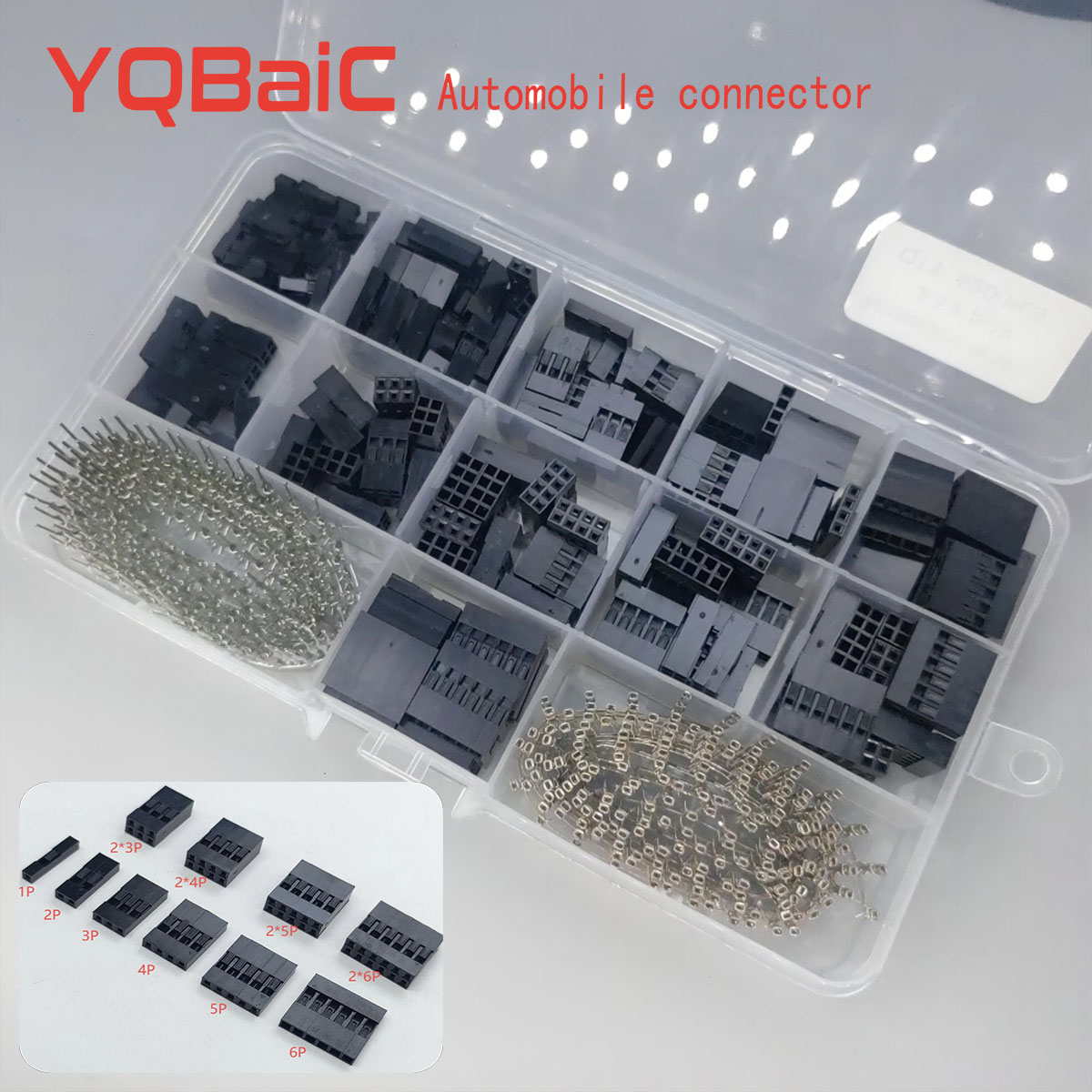 Jumper Wire Kit - 200 adet/kutu 2.54mm Pitch JST SM/Dupont
