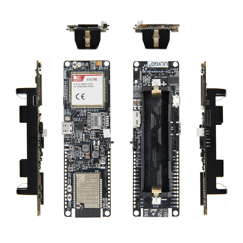 Esp32 Battery Holder Lipo - LILYGO T-A7670E ESP32 Geliştirme Kartı WiFi