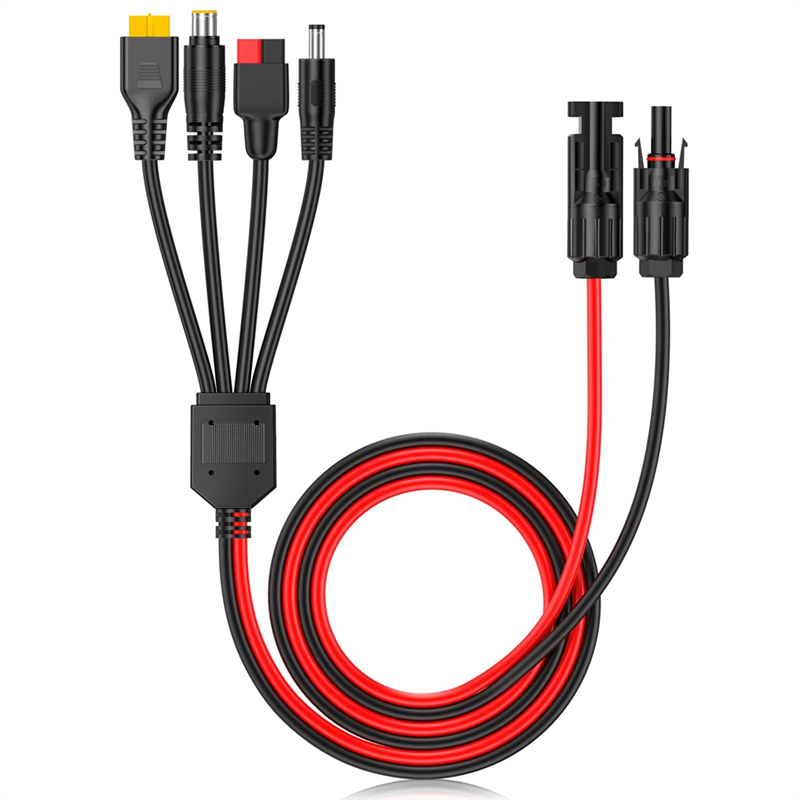 Ipex Connector - A01F-4-In-1 Güneş Paneli Konektörü Uzatma Kablosu