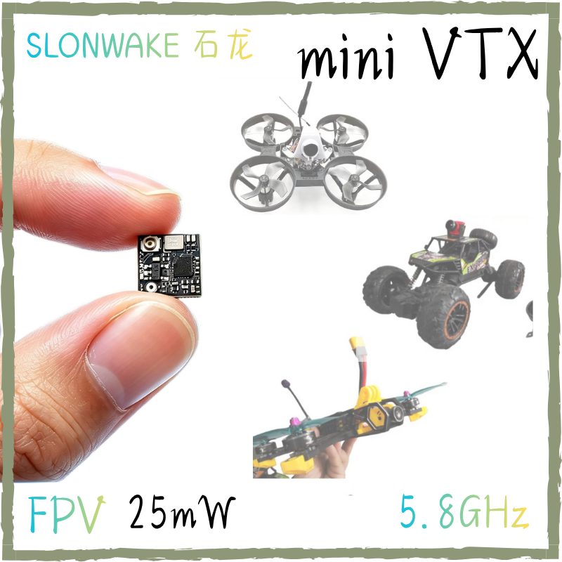Ipex Connector - SLONWAKE 5.8G 25mW Küçük VTX 48CH