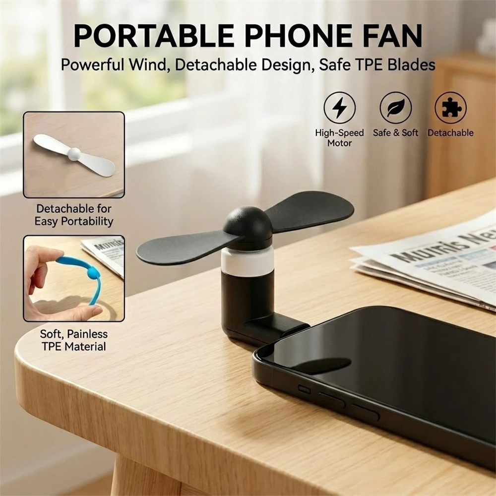 Micro Usb Cable - Yaratıcı Mini Taşınabilir Mikro USB Fan