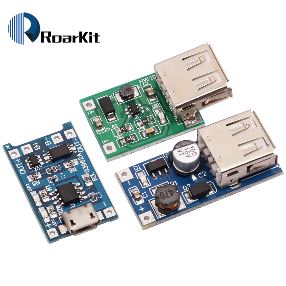 Tp4056 Module - 1/5/10 adet DC-DC Boost modülü (0.9V