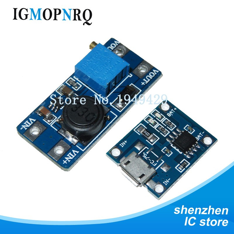 Tp4056 Module - Koruma + MT3608 2A mikro USB