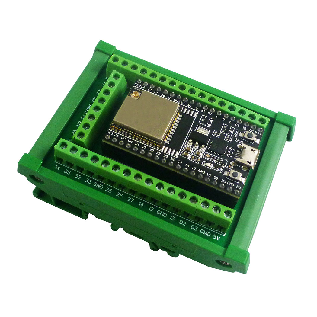 ESP32 DIN Ray Montajlı Vidalı  - Screw Terminal Block incelemesi ve fiyatı