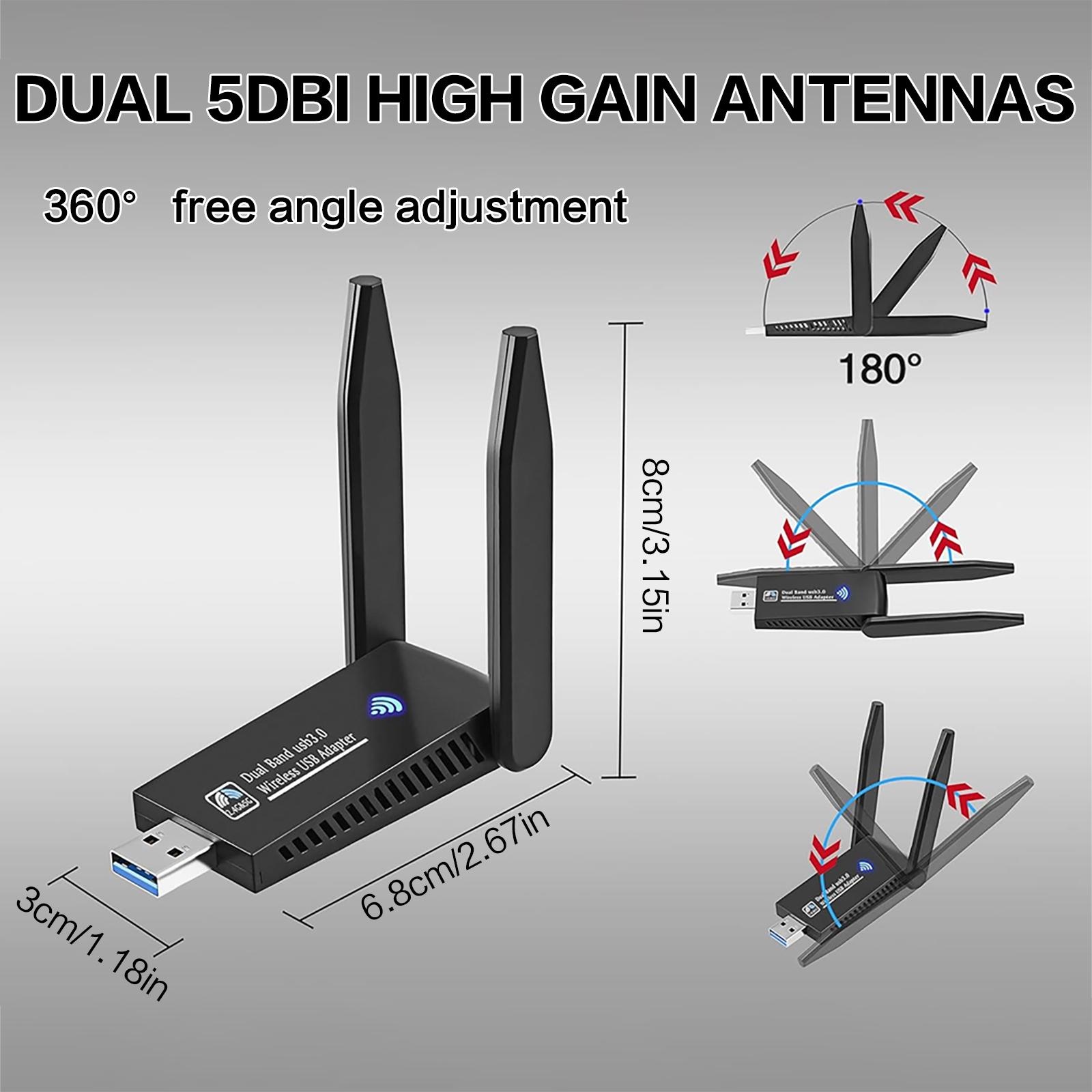 1300Mbps USB WiFi Adaptörü Çif - Antenna 2.4Ghz incelemesi ve fiyatı