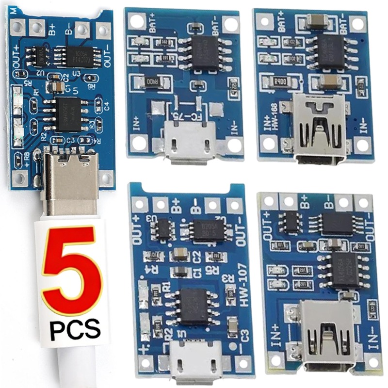 5V 3A Mikro/Tip-c/Mini 18650 T - Li Ion Charger Module incelemesi ve fiyatı