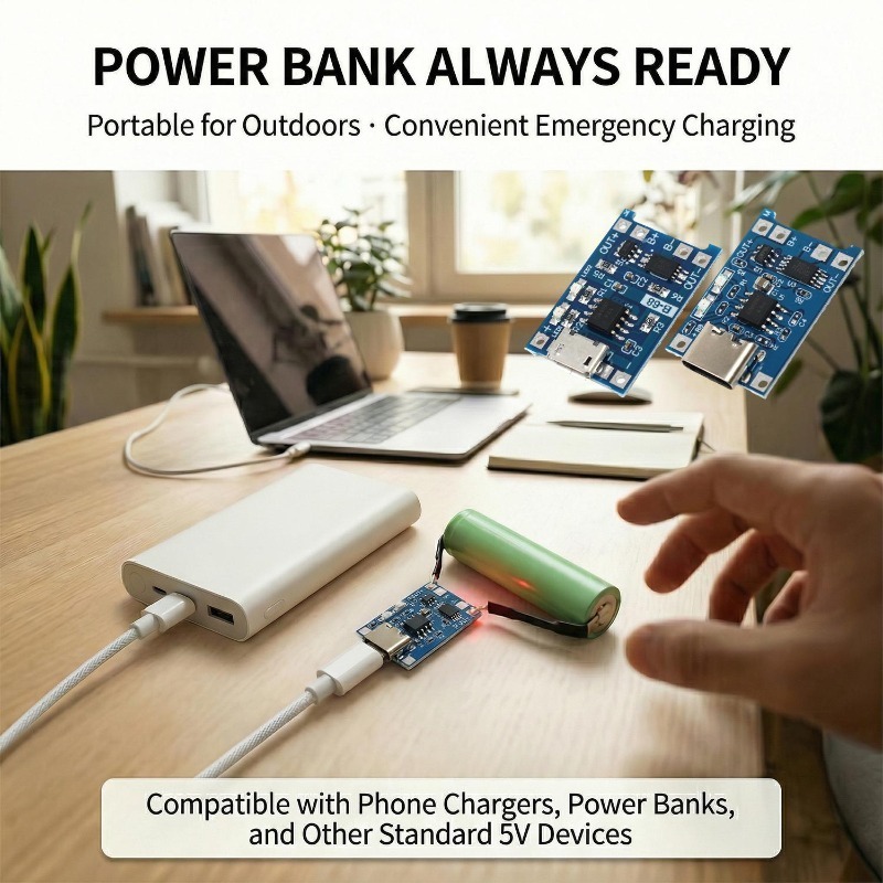 5V 3A Mikro/Tip-c/Mini 18650 T - Li Ion Charger Module incelemesi ve fiyatı