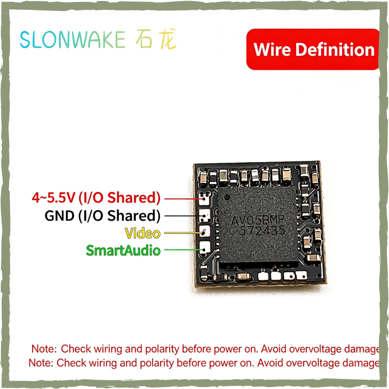 SLONWAKE 5.8G 25mW Küçük VTX 4 - Ipex Connector incelemesi ve fiyatı