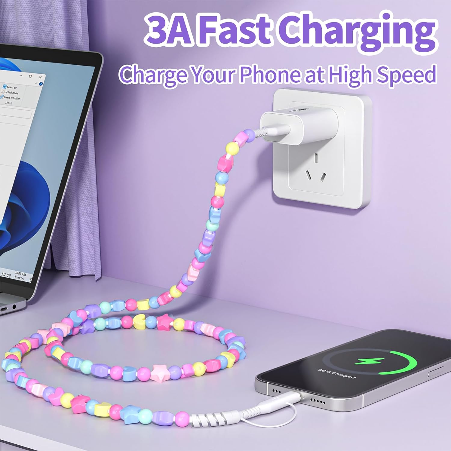 Boncuk şarj kablosu, Şarj Kabl - Usb C Cable incelemesi ve fiyatı