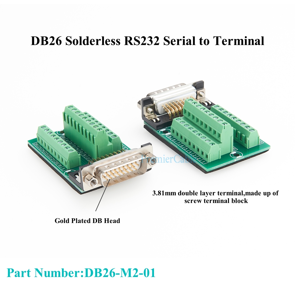 DB26 Erkek Terminal Bloğu İşle - Screw Terminal Block incelemesi ve fiyatı