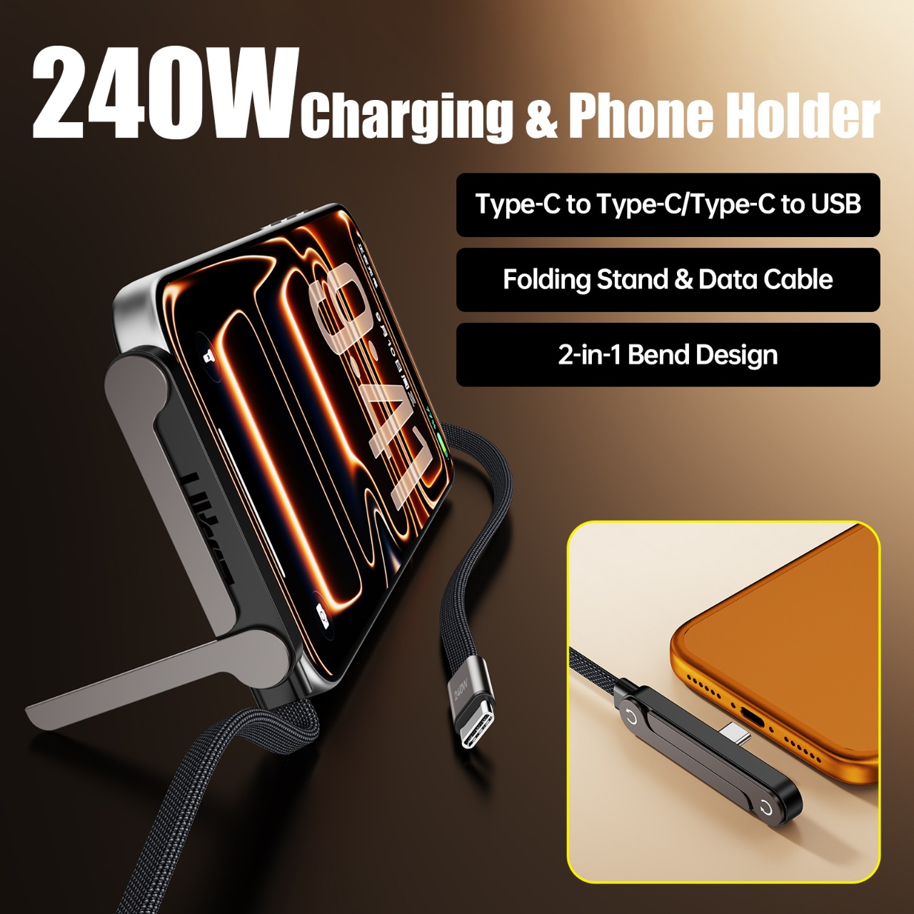 240W PD Hızlı Şarj Tip C - Tip - Usb C Cable incelemesi ve fiyatı